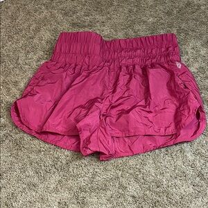 Vibrant Pink Women's Athletic Shorts